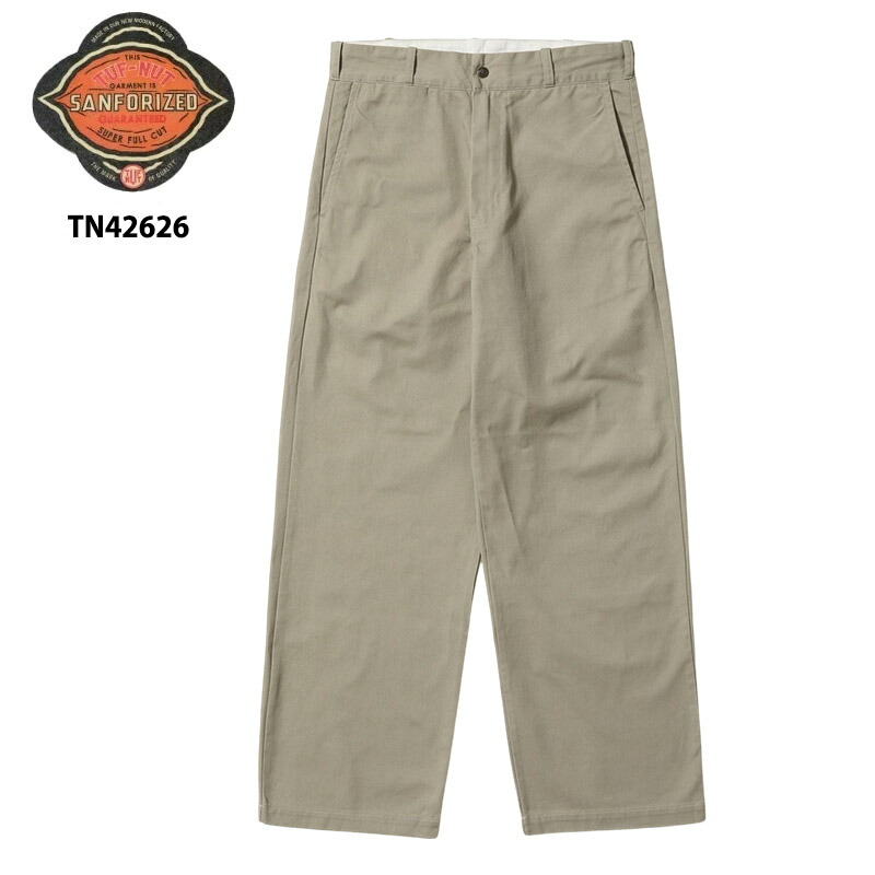 【TUF-NUT】 手ごわい木の実 Lot No. TN42626 TUF-NUT COTTON TWILL WIDE WORK TROUSERS 綿織物 ツイル 広広とした 細工物 トラウザーズ チノ食麺麭 トラウザーズ SUGAR CANE シュガーケーン オリエント会社組織 TOYO