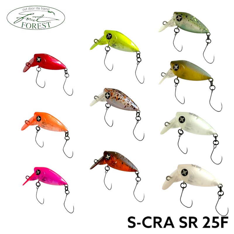 楽天市場】フォレスト S-CRA エスクラ エリアトラウト クランク