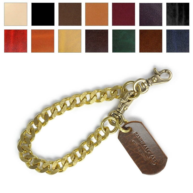 楽天市場】【サムライクラフト】 ウォレットチェーン ブラスチェーン