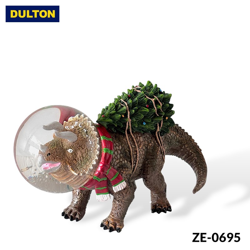 グローブ　ダイナソー　クリスマス ダイナグローブ トリケラトプス スノードーム クリスマス ギフ