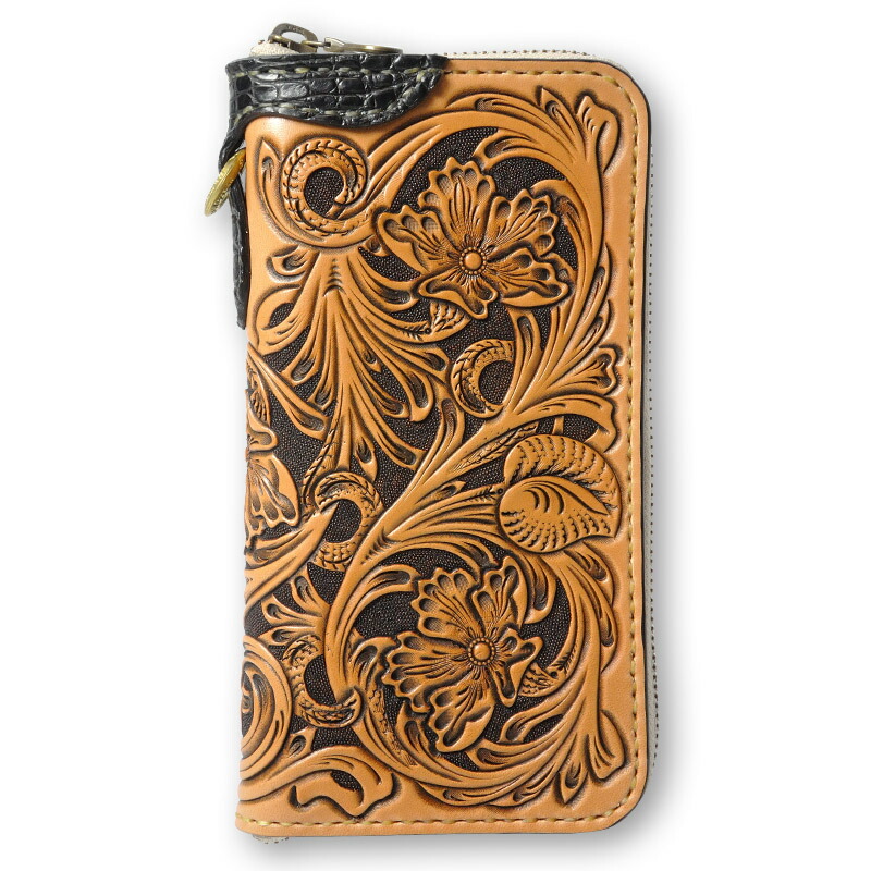 KC's本革クロコダイル　レザークラフト ウォレット KC's本革クロコダイル レザークラフト ウォレット KC's本革