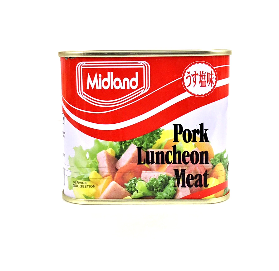 【Midland】ミッドランド ポークランチョンミート 12缶　うす塩味　スパム