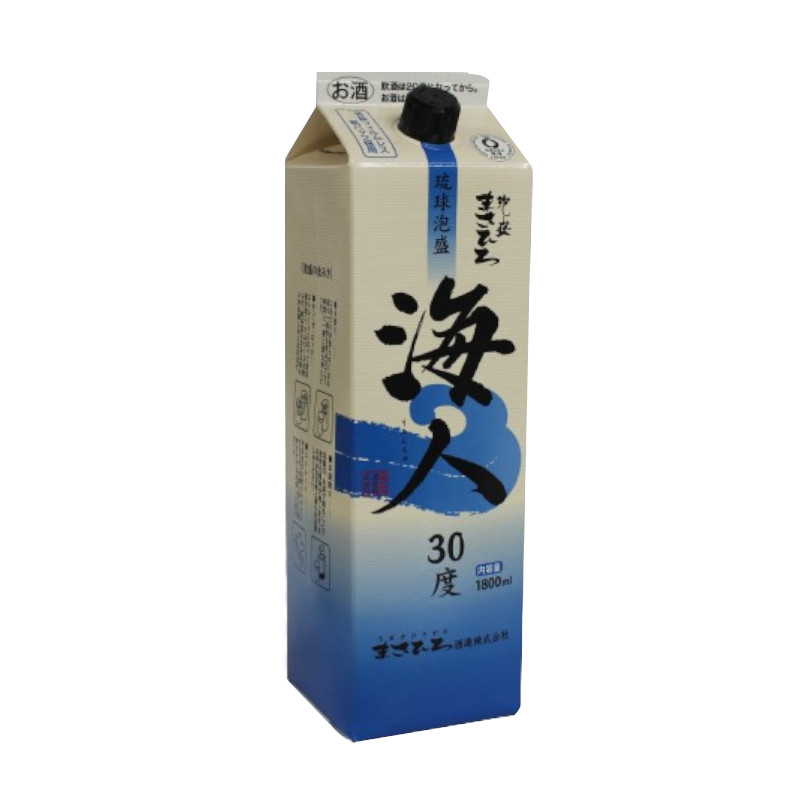 楽天市場】泡盛30度【崎山酒造 赤松藤紙パック】1.8L* : サンエー