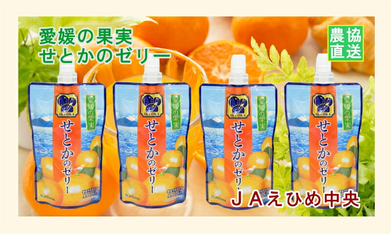 【楽天市場】【ゼリー 柑橘類 せとかゼリー 送料無料】愛媛県の農協 JAえひめ中央 愛媛の果実 飲むせとかのゼリーせとかゼリー 150g 24