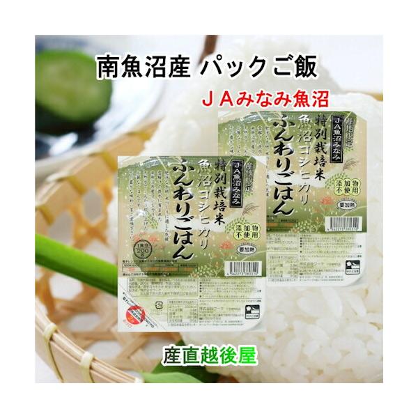 パックライス 魚沼産 新潟県 南魚沼 JAみなみ魚沼農協 特Ａ地区 南魚沼産 コシヒカリ 特別栽培米 パックごはん 200g 24個セット 送料無料【お中元 ギフト グルメ】 【父の日】
