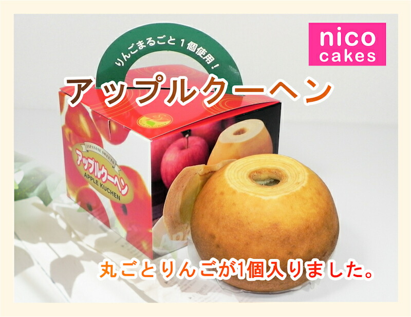 13周年記念イベントが 青森県創作洋菓子店 小向製菓りんご丸ごと1個入ったアップルクーヘン10個 専用ギフト箱入 焼きたてをお届け送料無料  fucoa.cl