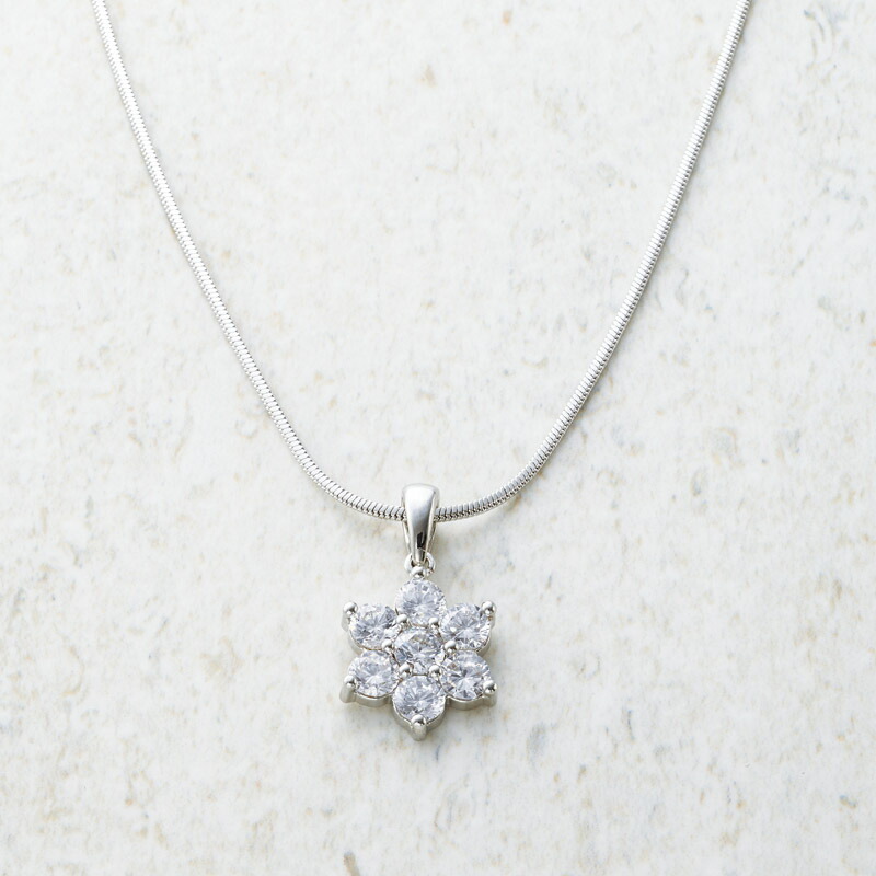 楽天市場】＜シーアングル＞シルバーハートジルコニアペンダント K