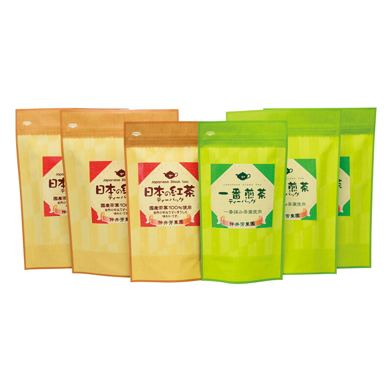 鹿児島紅茶&一番煎茶ティーバッグ詰合せ LTP1-80 人気 おすすめ お茶 日本茶 紅茶 中国茶 ※こちらの商品は、メーカーおよび委託倉庫からの発送です。