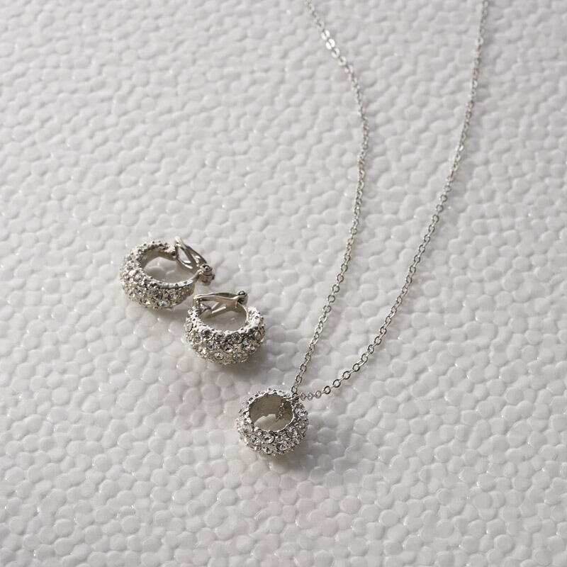 <ジョルジュ レッシュ>パヴェリングネックレス&イヤリング 467-122GR-N1+0305 RH人気 おすすめ レディース小物 服飾雑貨 婦人用 女性用 ※こちらの商品は、メーカーおよび委託倉庫からの発送です。|sanada