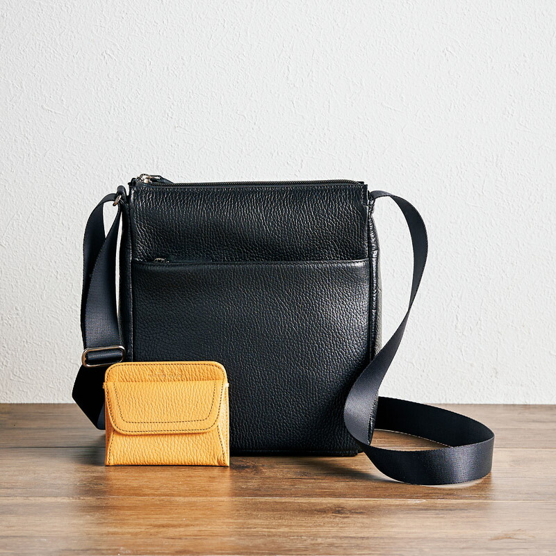 楽天市場】＜良品工房＞日本製牛革ワンショルダー（ブラック） T23-307