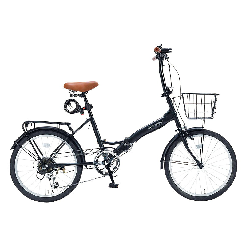 ＜マイパラス＞20in折畳銀輪（6段歯車付） MF209BK一般受け おすすめ アウトドア お出かけ ※こちらの商いものは、製造業者および預けるバス発着場からの送りとどけるです。