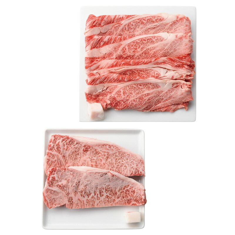 神戸牛ロースステーキ&リブロースすきやき KR2002R400<br>人気 おすすめ 食品 精肉 肉 肉加工品 <br>※こちらの商品は、メーカーおよび委託倉庫からの発送です。