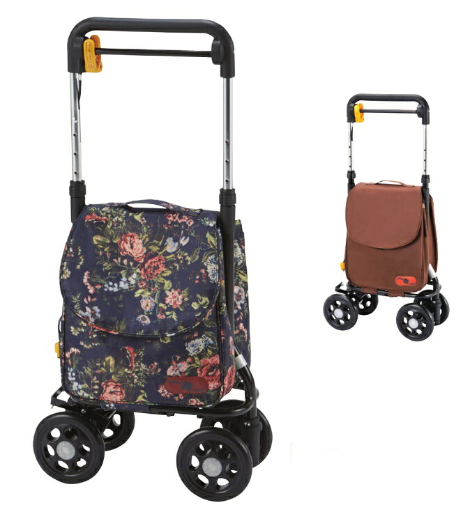 (マキテック) サポキャリー RS-200BR RS-200RF(右手用) シルバーカー サイドカー ショッピングカー 買い物 横押しタイプ 介護 高齢者 歩行補助 母の日 父の日 敬老の日 MAKITECH｜介護shop　サンアイ