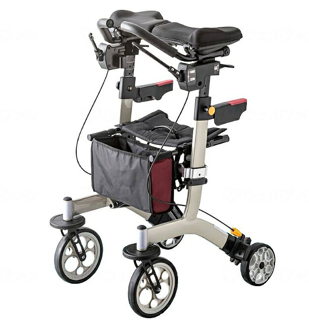 【法人宛先限定】 (アロン化成) リトルターンZ 532-308 歩行器 歩行車 押し車 介護 高齢者 大人用 歩行補助 リハビリ イス付 袋付 折りたたみ可能 種類｜介護shop　サンアイ