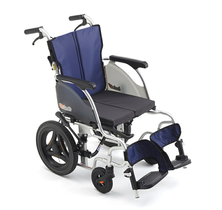 (ミキ) しり押し式車いす CRT-SG-2-CZ 低床 軽さ パウダーコンパクト 座幅合わせる能力のある 折りたたみ 介護 老いらく者