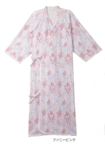 (日本エンゼル) ケアねまき (メリヤス) 5075 サイズLL パジャマ 介護 服 高齢者 男性 紳士 メンズ 女性 婦人 レディース 共用 ANGEL