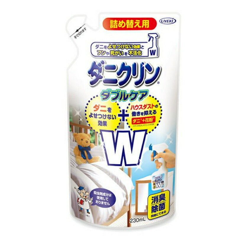 激安正規 UYEKI ダニクリン Wケア 詰替え用 230ml×24個入り ケース fucoa.cl