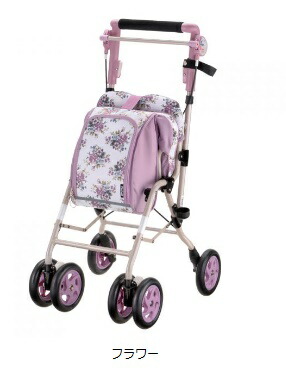 コンビニ受取対応商品 楽天市場 リッチェル アルキュート Cp G シルバーカー 押し車 コンパクト イス付 座れる 屋外用 介護用 高齢者用 歩行補助 折りたたみ可能 種類 フラワー グレンチェック 介護shop サンアイ 正規品 Www Kioskogaleria Com