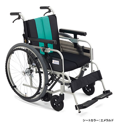 (ミキ) 車椅子 自走式 自動ブレーキ 低床 とまっティ MBY-41B ロータイプ ノンバックブレーキシステム搭載 低座面 エアタイヤ仕様 折り畳み可能 クッション付 耐荷重100kg MiKi｜介護shop　サンアイ