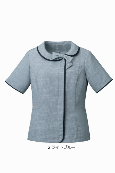 FB71442　オーバーブラウス　マルチカラーツイード（5号～23号）　FOLK　フォーク【会社制服Sanapparel】
