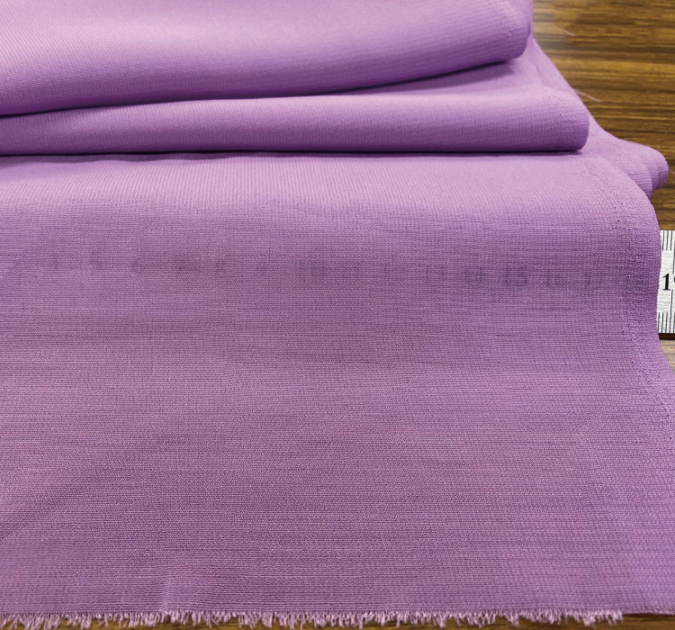 薄地生地 カット生地 無地(生地幅116cm)ポリエステル パープル 紫色 無地生地 カット販売 3.5m(350cm)