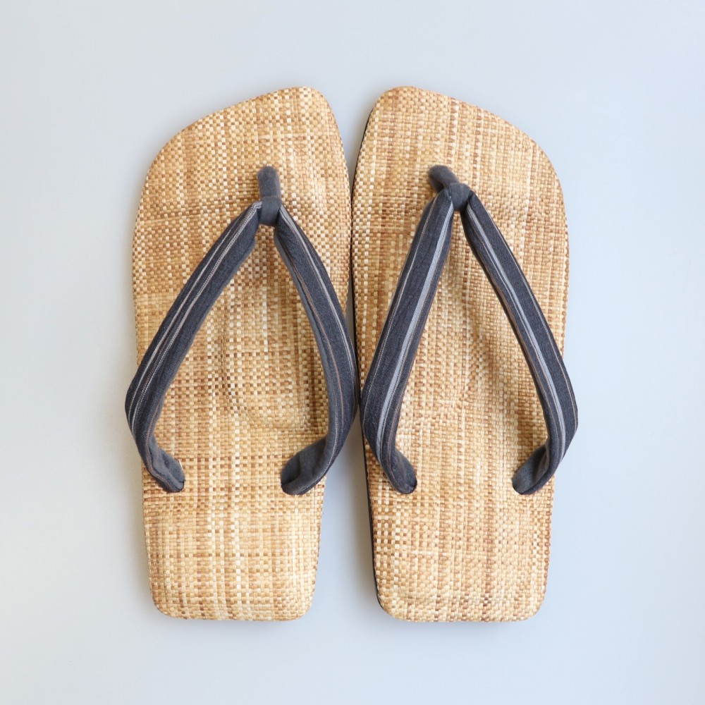 のある メンズ草履 27 5cm Ll Size 波縞 灰白色 あおい 正直問屋 8 雪駄 などのプレ