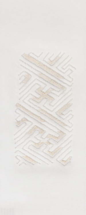 ビーズ刺繍 サヤ型 No.BK7332 刺しゅう半衿 正絹 塩瀬 袷用 女性 着物 長襦袢 振袖 訪問着 附下 刺繍衿 【メール便対応】｜さんび公式オンラインショップ