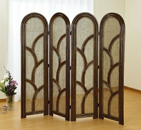 楽天市場】ラタン2枚折衝立 籐家具 衝立 ついたて スクリーン
