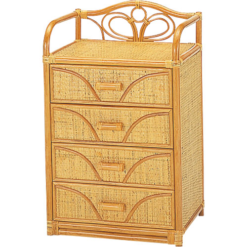 楽天市場】ラタンチェスト 籐家具 引き出し4杯タイプ 50センチ幅