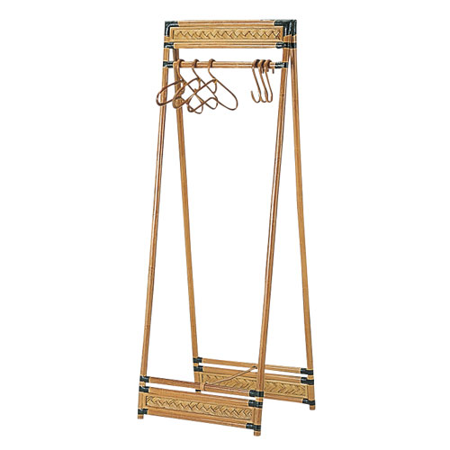 楽天市場】籐(ラタン)ハンガーラック 省スペースハンガー W757