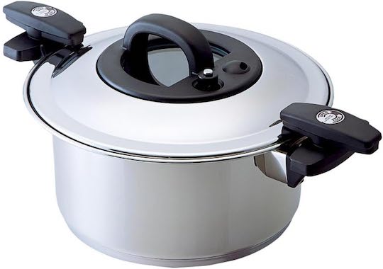 【お得 最大2000円】調圧鍋 24cm 容量5.5L IH・ガス対応 調圧鍋 24cm 調理用品 ベローナ CA-24 ・C6121-568|サン・ブレス