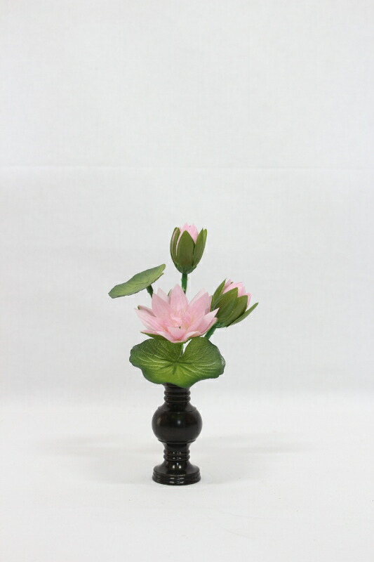 楽天市場】【仏花】蓮 造花 ◇ピンク色◇花部分高さ約19cm【お稚児さん