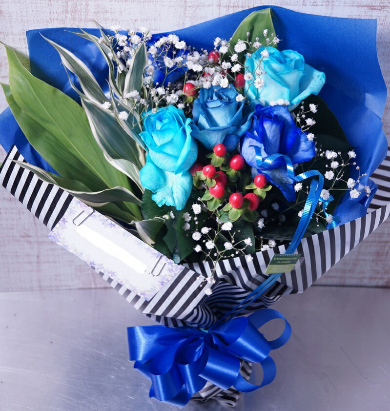 期間限定割引l 33本青薔薇 プレセント お祝い 引きクーポン対象 フラワー ガーデン Sms Studerende Dk