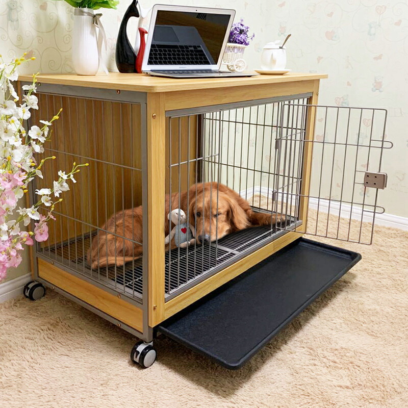 楽天市場】犬ケージ ペットケージ 木製 ウッディサークル