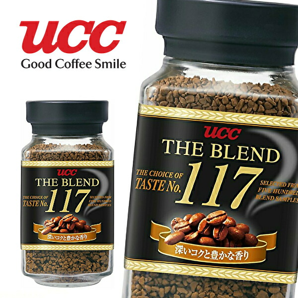 【楽天市場】UCC ザ・ブレンド 117 90g瓶×12本入 UCC THE BLEND : 産直楽天市場店