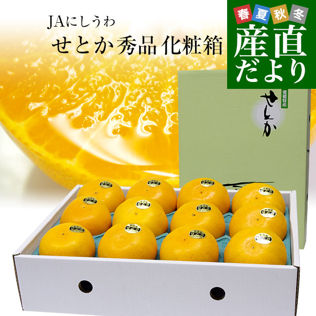 楽天市場】愛媛県より産地直送 JAにしうわ 高級ハウス栽培 せとか 秀品