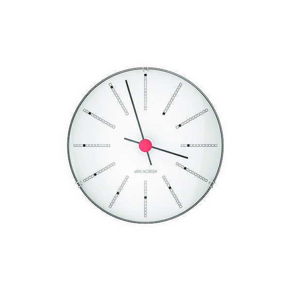 ★!PT１０倍引きもどす!★Arne Jacobsen アルネ ヤコブセン 柱時計  Bankers Wall Clock 12糎 43688 《柱時計/新居/室内装飾/差し上げ物/祝い事/事務室/設計者/》【ケイ・コーポレイション】