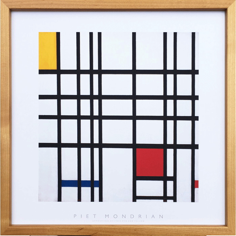 超お得 期間限定クーポン発行中 Piet Mondrian ピエト モンドリアン アートフレーム Opposition Of Lines Red And Yellow おしゃれ 御祝 絵 壁掛 ポスター アート 芸術 美術 教材 ピクチャー 飾り インテリア ポップアート 70 Off