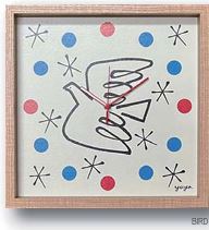 ★!PT１０倍還元!★【bicosya/美工社】アートパネル YUYA　BRD　壁掛け時計　CYT-63048《/絵画/おしゃれ/御祝/絵/壁掛/ポスター／アート/芸術/美術/教材/ピクチャー/飾り/インテリア/ポップアート/時計/》