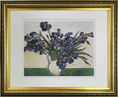 ★!PT１０倍還元!★【bicosya/美工社】フィンセント・ファン・ゴッホ /Vincent van Gogh 　アイリス　GFA-60900《/絵画/おしゃれ/御祝/絵/壁掛/ポスター／アート/芸術/美術/教材/ピクチャー/飾り/インテリア/ポップアート/》