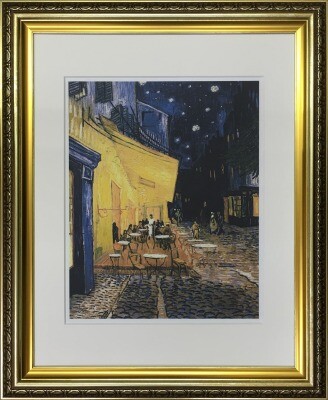 ★!PT１０倍還元!★【bicosya/美工社】フィンセント・ファン・ゴッホ /Vincent van Gogh 　夜のカフェテラス　GFA-60902《/絵画/おしゃれ/御祝/絵/壁掛/ポスター／アート/芸術/美術/教材/ピクチャー/飾り/インテリア/ポップアート/》 14,058円