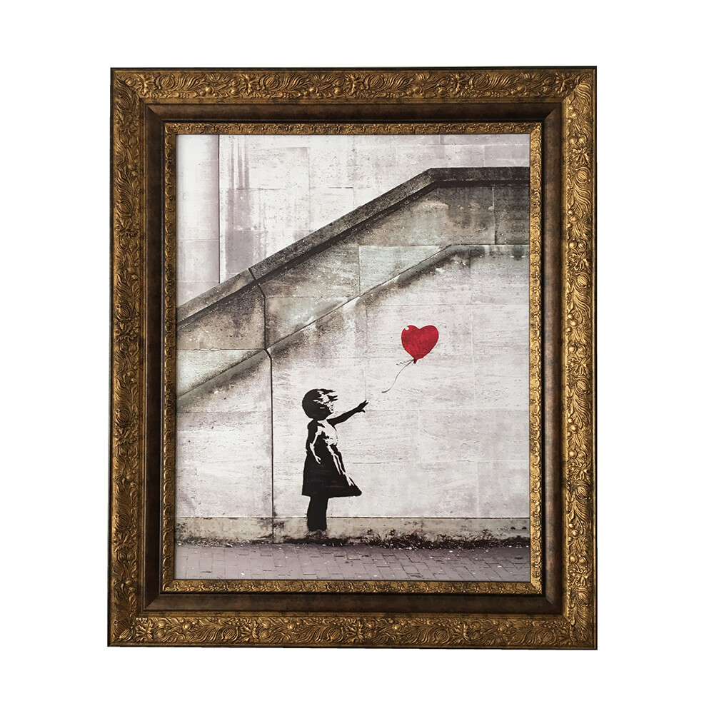 ★!PT１０倍立ち直らす!★【bicosya/美工社】Banksy /バンクシー Love is インチ the Bin(Limited Edition) GBA-62203《/図面/今めかしい/御祝/絵/壁掛/張り出し／作物/作物/芸術/教材/活動写真/飾りつけ/室内装飾/ポップアート/》