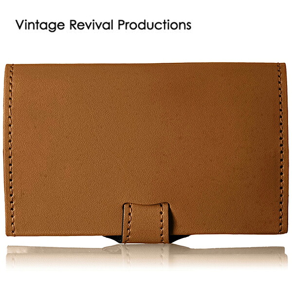 ★!PT１０倍還元!★ 【Vintage Revival Productions/ヴィンテージリバイバルプロダクションズ】Slit Card Case スリットカードケース《名刺入れ/デザイン雑貨/皮革/レザー/マネークリップ/ギフト/お祝い/プレゼント/ビジネス/収納》
