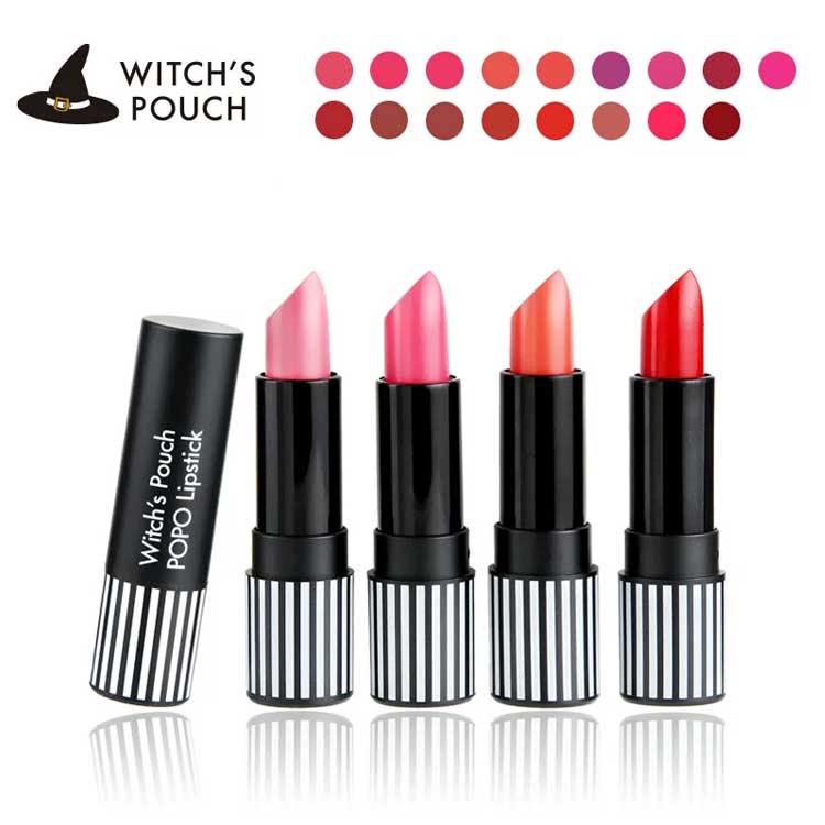 楽天市場 ウィッチズポーチ ポポリップスティック Witch S Pouch Popo Lipstick 口紅 韓国コスメ ツヤ感 マット感 高発色 高密着 レッド 赤 ピンク 唇 つやつや 派手 ナチュラル オフィス デイリー プレゼント カラコンショップ サンシティ