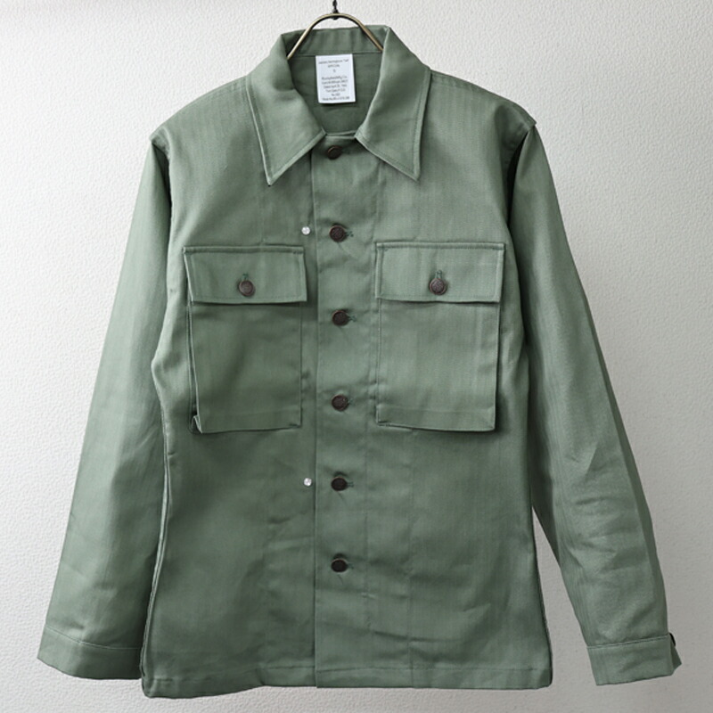 亜米利加軍. HBT M43上衣[刷り直す品] 亜米利加 米軍 US WW2 新品 軍装置 ミリタリー上衣 武装戦闘 アウター 杉綾模様 エスアンドグラフ