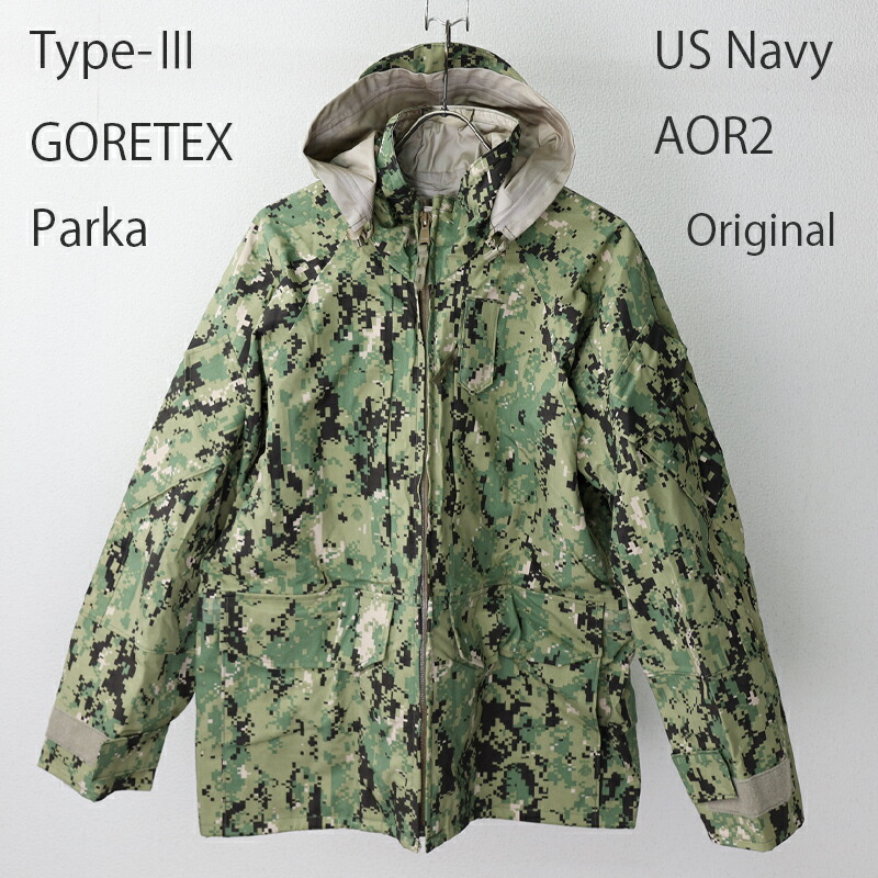 楽天市場】US. NAVY NWU GORE-TEXパーカー Type3[ [AOR2]《実物・新品