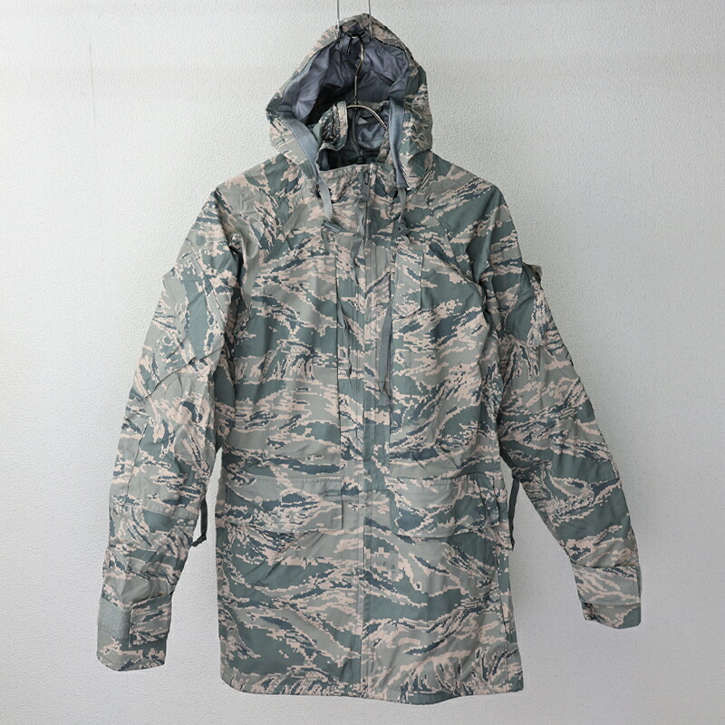 ✨送料無料　ABU ゴアテックスジャケット　MEDIUM/L 00s USA製 米軍 USAF APECS ABU デジタル タイガーカモ GORE-TEX