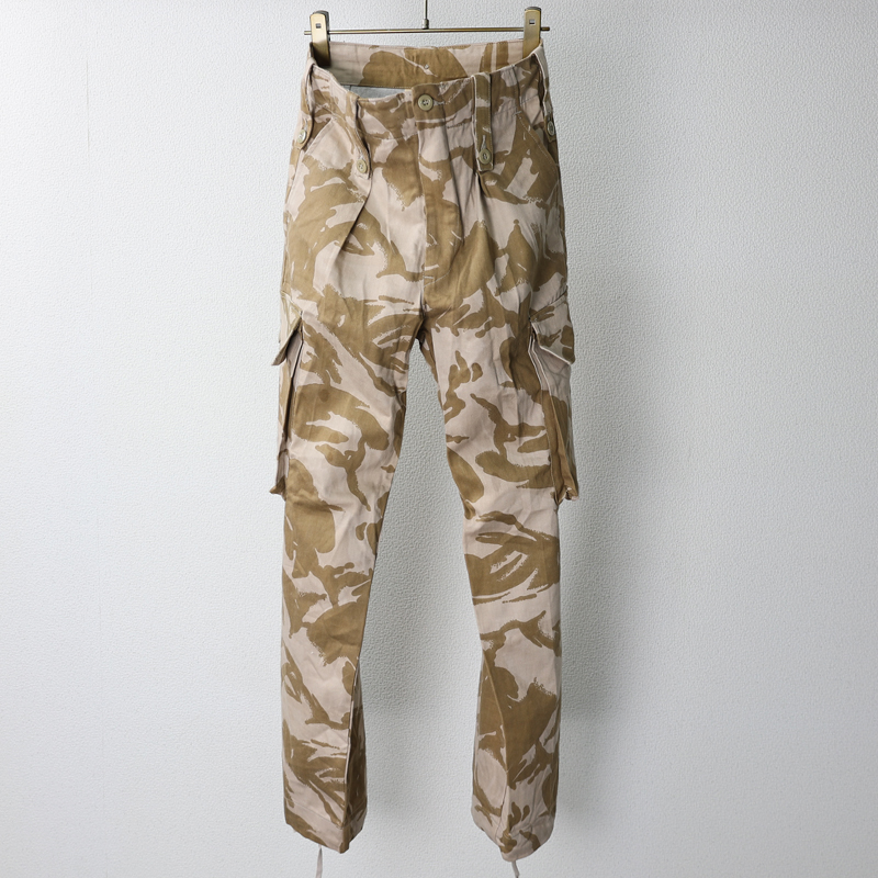 イギリス軍　デザート　DPM　コンバット　パンツ デッドストック イギリス軍 WINDPROOF コンバット パンツ