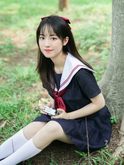 楽天市場 セーラー服 女子高生 スクール制服 学生清純 コスプレ 衣装 上下セット 上衣 スカート春夏 秋短袖長袖ハイソックス付属 Sandrisonline楽天市場店