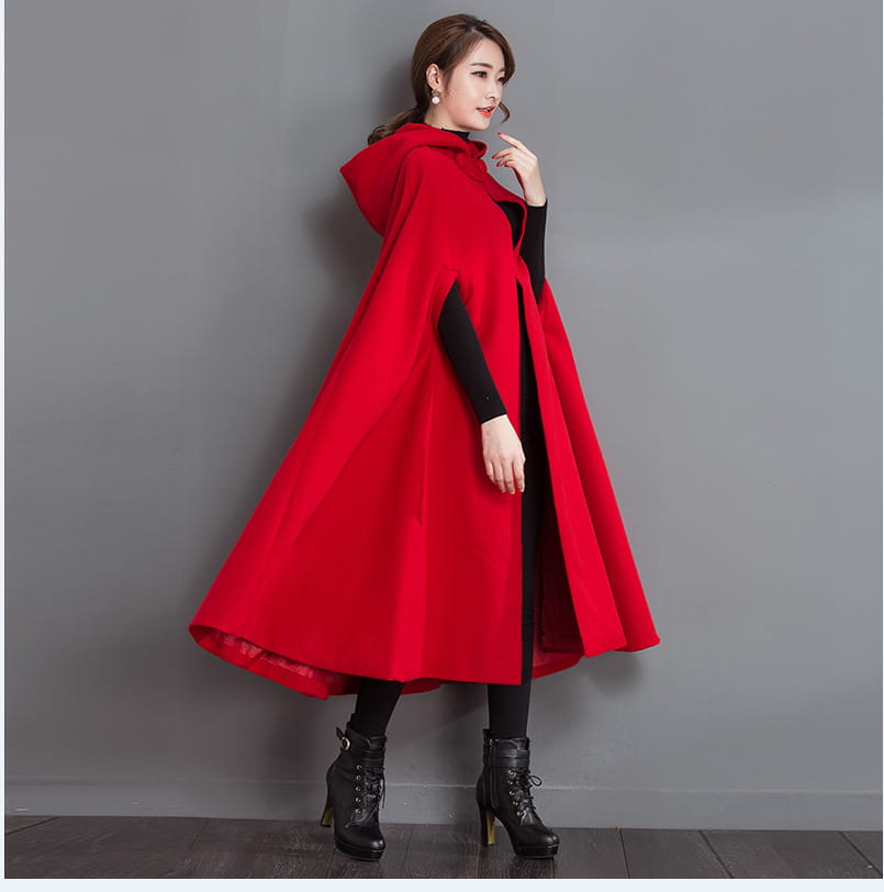 未使用 Chloe ポンチョ ケープコート ロング Aライン シルク混 XL 未使用 CHLOE クロエ ロング丈 ポンチョ ケープコート 34 ブラック